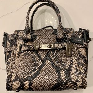 Coach Snake Print Purse